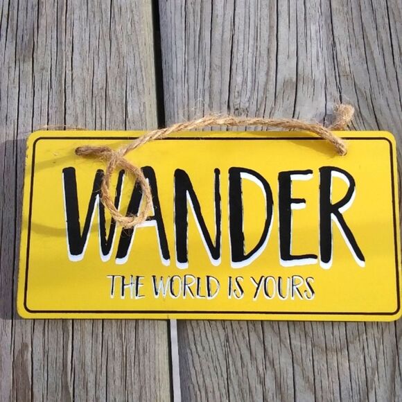 Wall Decor Inspirational Artsy Bundle (3) Create Wander For Creative Tra… - Picture 5 of 8